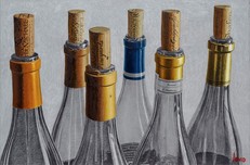 Wine Paintings Wine Paintings Chards of Class (Grand) (Metal)